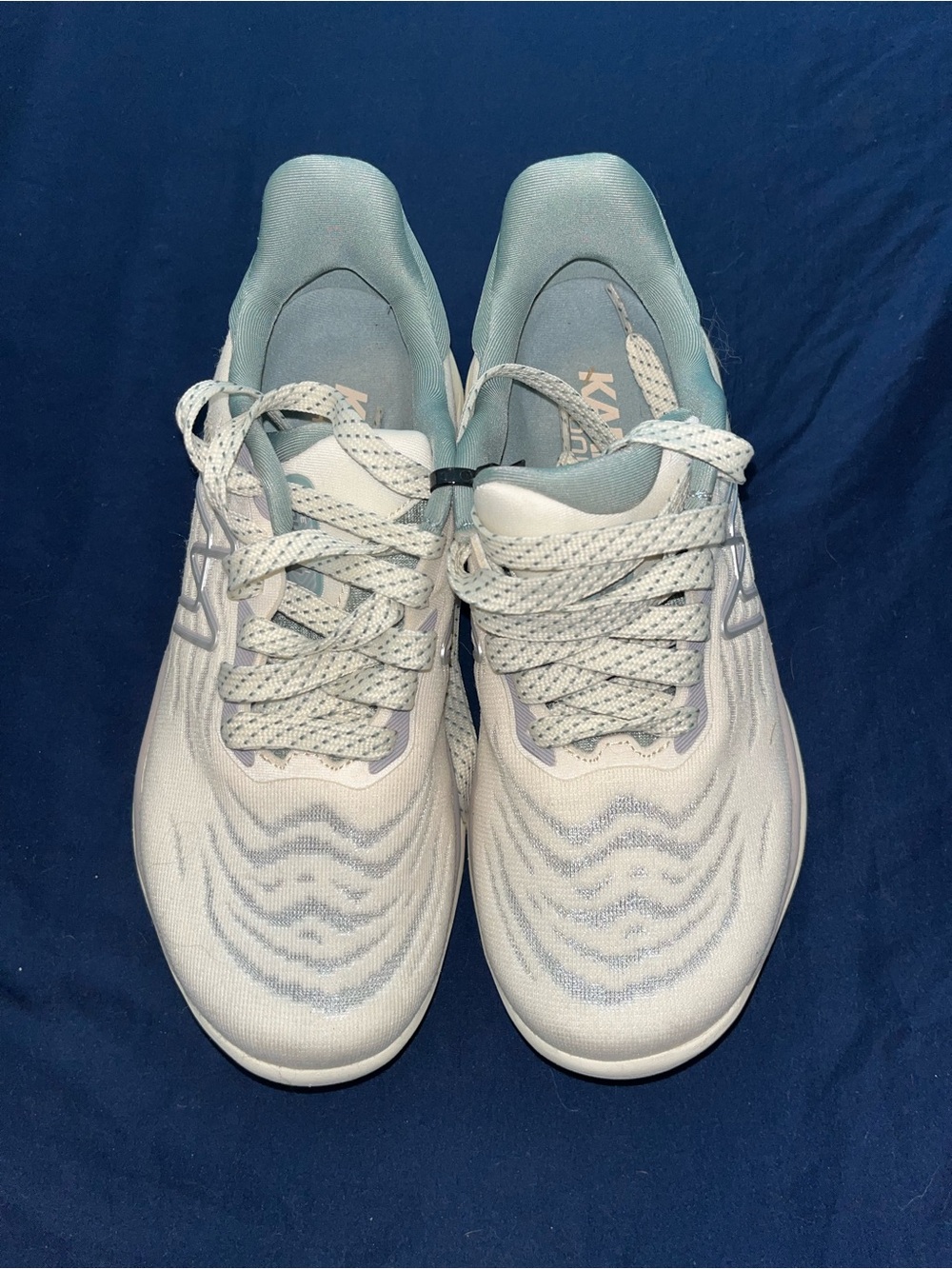 Light Blue & White Women's Running Sneakers